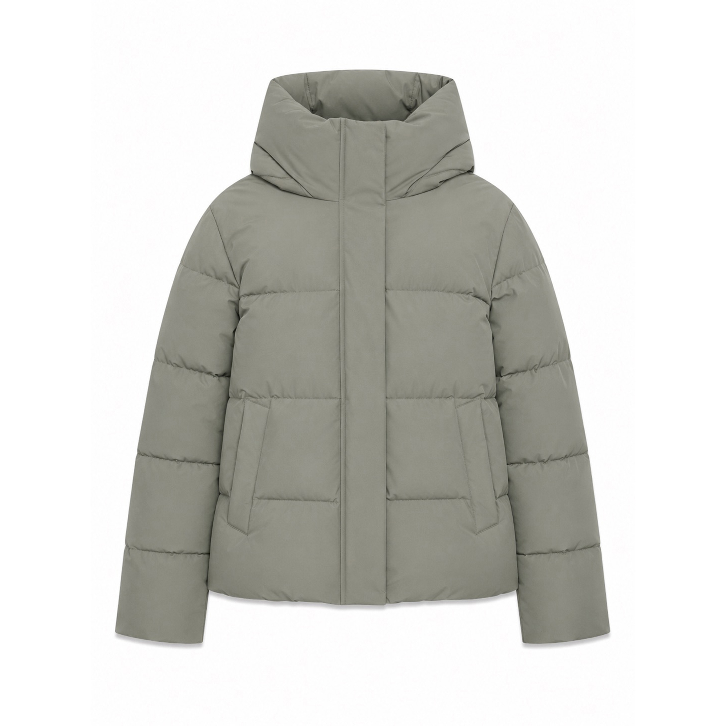 Mazine Basic Puffer Damen Isolationsjacke grau Größe L Lifestyle Wasserabweisend