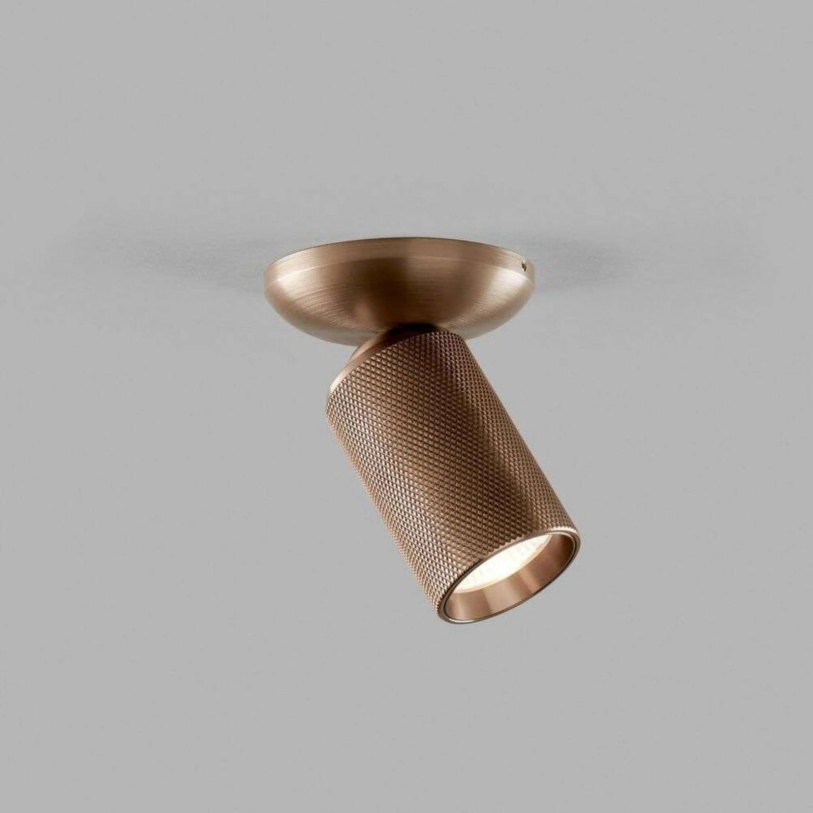 LIGHT-POINT Raw 1 LED Plafondlamp - Rose Goud - Aluminium