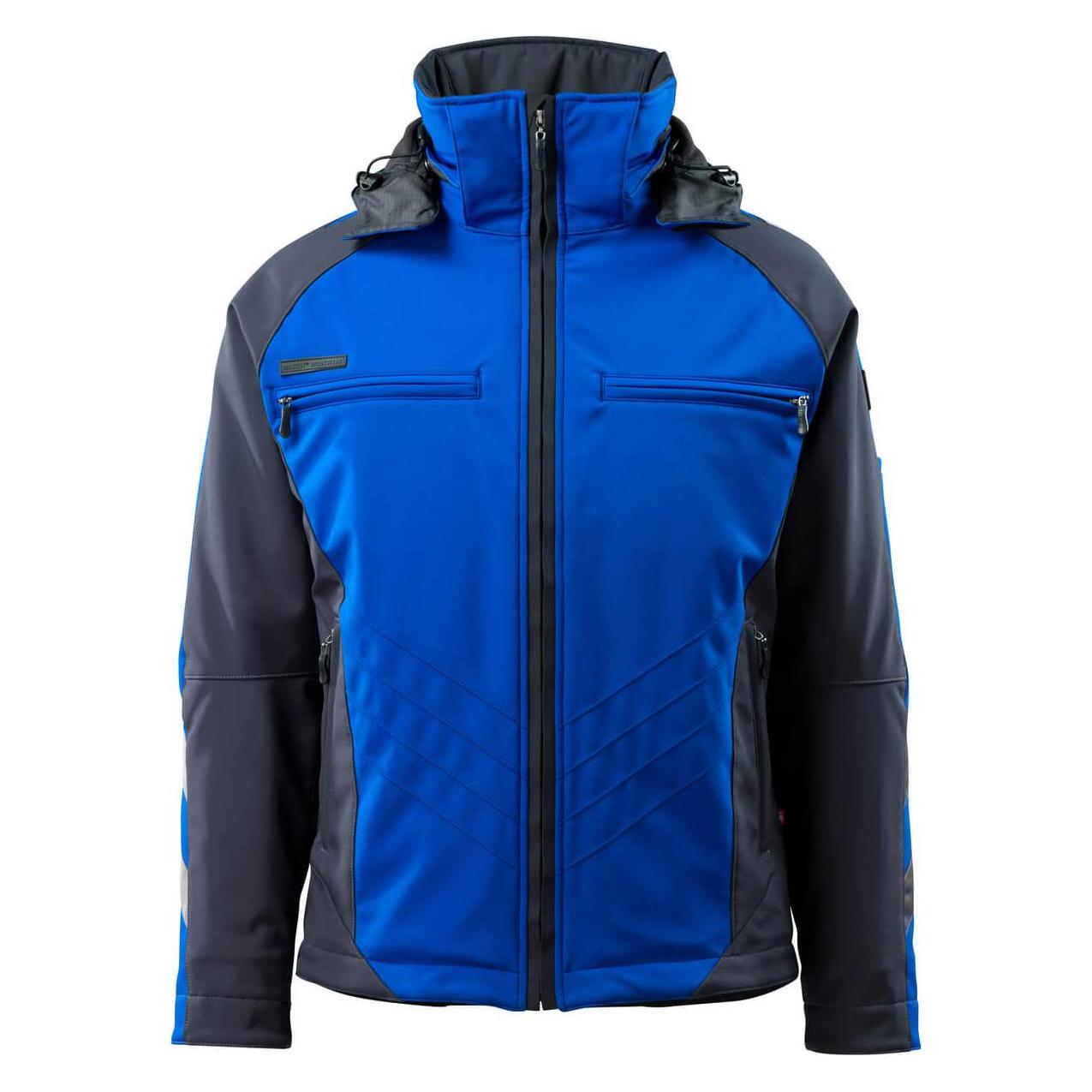 Mascot 16002, Unisex Softshell Jacke, Elastan, Polyester Marineblau/Königsblau, Grösse L (L) (16002-149-11010 L)