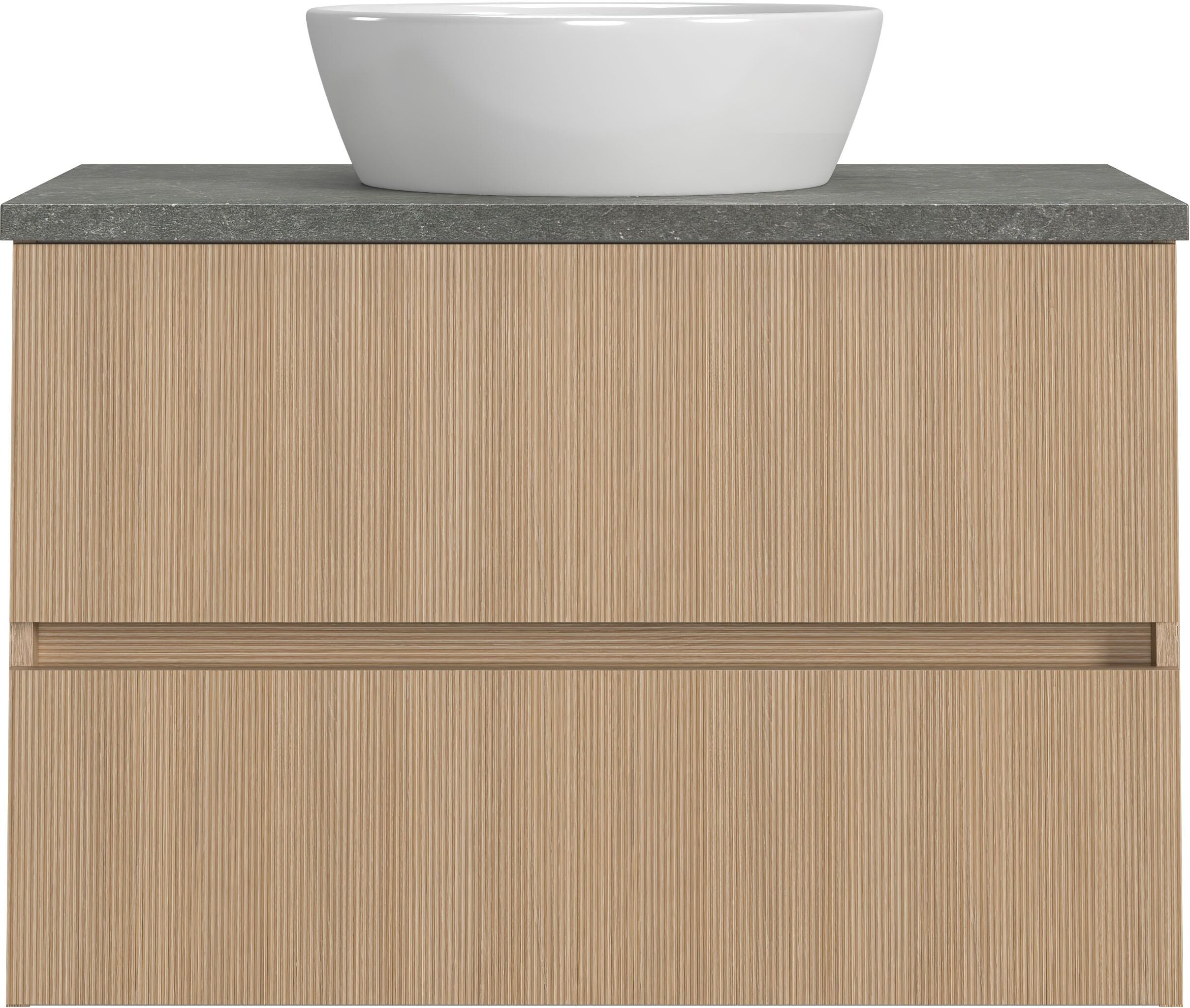 Waschtisch WELLTIME "Eixo", braun (eiche hell, eiche hell), B:80cm H:67,5cm T:47cm, Waschtische, Waschtisch eiche hell, eiche hell B/H/T: 80cm x 67,5cm x 47cm