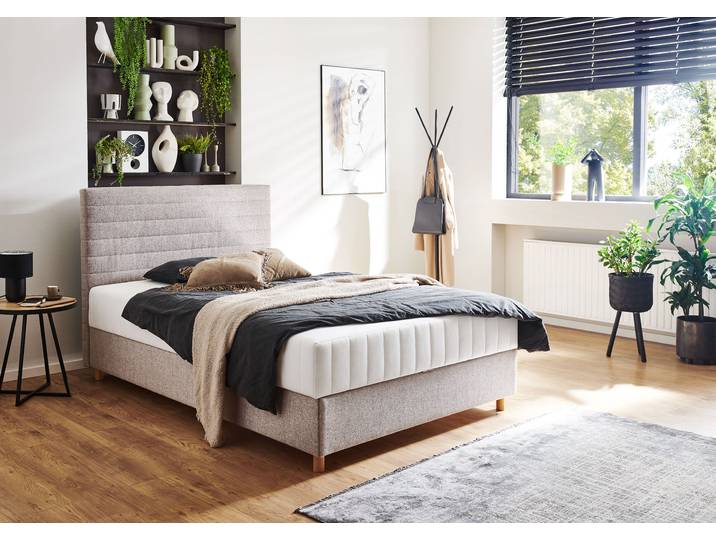 ATLANTIC home collection Josie mit Taschen-Federkernmatratze und Bettkasten