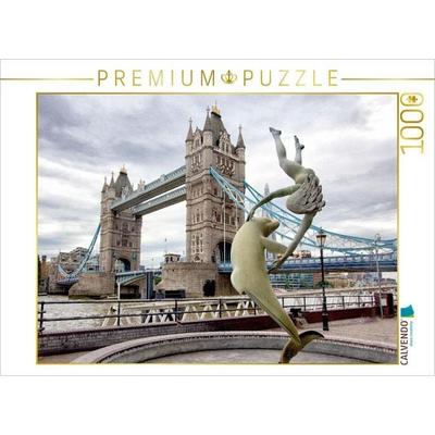 CALVENDO Puzzle London Bridge | 1000 Teile Lege-Größe 64x48cm Foto-Puzzle für glückliche Stunden