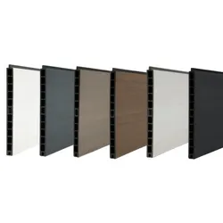 WPC Lamellen Schwerin - 	Grau / Beige / Anthrazit / Teak / Schilf / Weiß - 179 x 28 x 2 cm - aus WPC