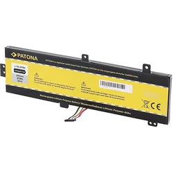 Patona 2891 (1 Zelle, 3500 mAh), Notebook Akku, Schwarz, Gelb