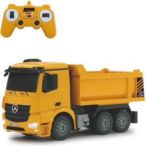 JAMARA Baustellenfahrzeug Muldenkipper Mercedes-Benz Arocs, ferngesteuert, mit Batterie & Fernsteuerung, Maßstab 1:26