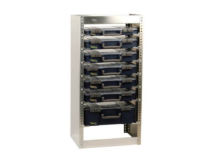 Raaco S292 - CARRYLITE rek aluminium - 7 CarryLites