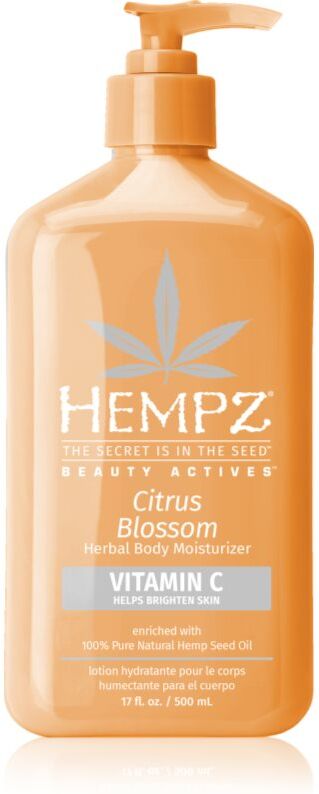 HEMPZ Citrus Blossom crème hydratante 500 ml