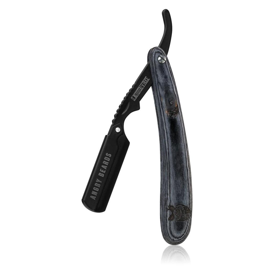 Angry Beards Shavette Garrigue Razor (GR-SHAVETTE-TGM-LEATHER)