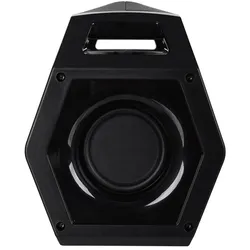 Rebeltec Speaker RBLGLO00012 (12 h), Bluetooth Lautsprecher, Schwarz, Silber, Grau
