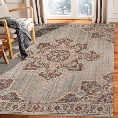 Amer Rugs Ethereal Jensi Vintage Medallion Area Rug