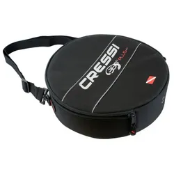 Cressi - 360 Atemreglertasche - schwarz/rot