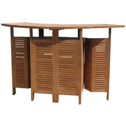 Teak Bar Massivholz Teak