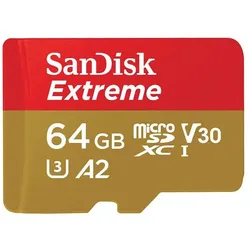 SanDisk Extreme 64GB microSDXC UHS-3 für Action-Cams