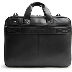 The Chesterfield Brand Venturo Aktentasche Leder 40 cm Laptopfach (19"), Notebooktasche, Schwarz