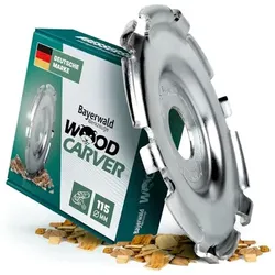 1x  Woodcarver Ø115 mm / 22,2 mm Bohrung | Bayerwald Woodcarver