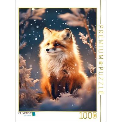 CALVENDO Puzzle Fuchs im Schnee | 1000 Teile Lege-Größe 64x48cm Foto-Puzzle für glückliche Stunden, Game von , Calvendo Puzzle