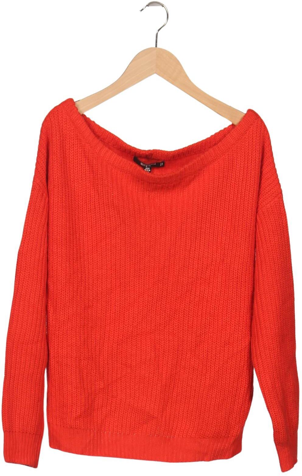 Missguided Damen Pullover, Rot, Gr. EU 34, Synthetik - Second Hand