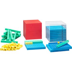 Wissner Lernspielzeug 039598.000 Dezimalrechensatz, 132 Teile, ab 6 Jahre, Zahlen und Rechnen lernen