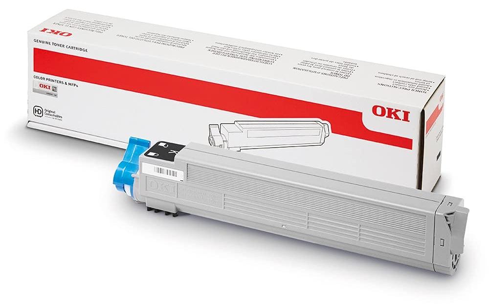 Toner Schwarz für OKI C9655, 22.500 Seiten, Code 43837132