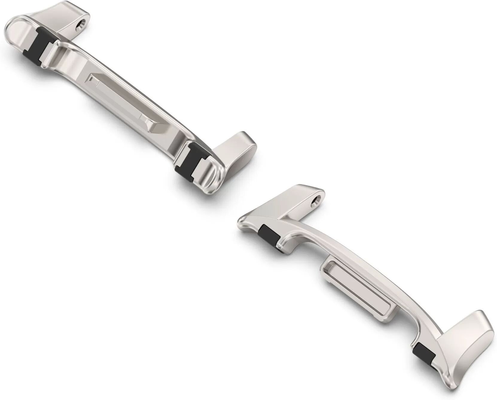 INF 2er-Pack Anti-Wackel-Verbinder (Stahlkopf mit Gummieinsatz) kompatibel mit Samsung Watch 8 & 8 Classic Silber 20 mm
