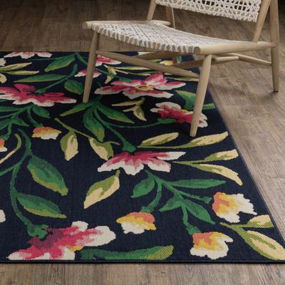 Style Haven Harlowe Floral Garden Navy/ Multi Area Rug