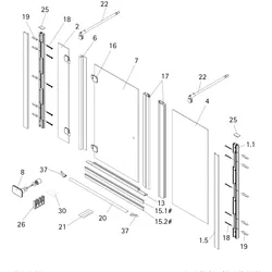 HSK Ersatzteile Dichtungssatz, Set, E160093-41 E160093-41