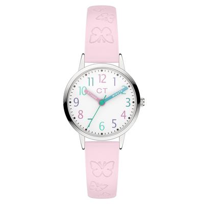 Quarzuhr COOL TIME "The Cool Pink Butterfly", rosa, Armbanduhren, Kinder, Quarzuhr, Armbanduhr, Kinderuhr, Mädchen, analog