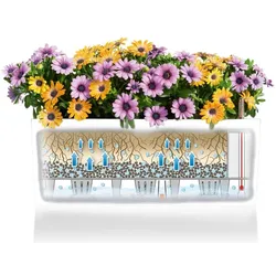 Lechuza, Blumentopf, Balconera Color (79 x 19 x 19 cm)