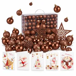 Weihnachtskugeln Braun