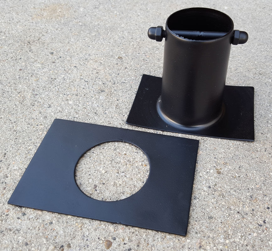 Collegamento In Alluminio Nero Forhome® Per Catena Pioggia A Grondaia H 3" Dirit