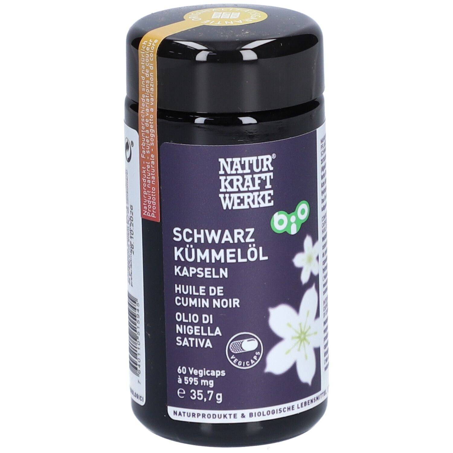 Schwarzkümmelöl Vegicaps a 595 mg Bio/kbA 60 St Kapseln