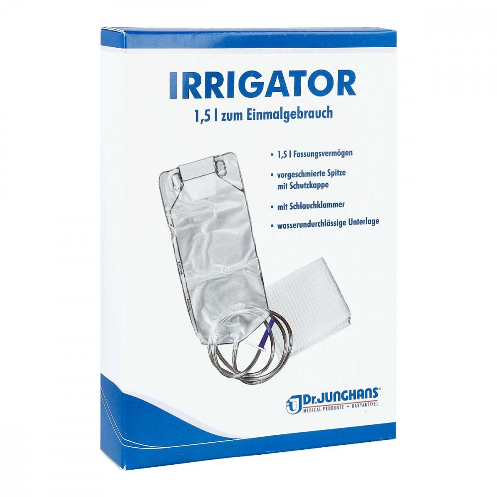 Dr. Junghans Medical GmbH Irrigator 1,5 l zur, zum Einmalgebrauch Komplex mit Unterl. 02059523