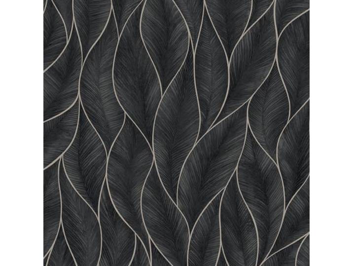 Superfresco Easy Vliestapete - Subtle Blatter Silber/Blau - 10m x 52cm