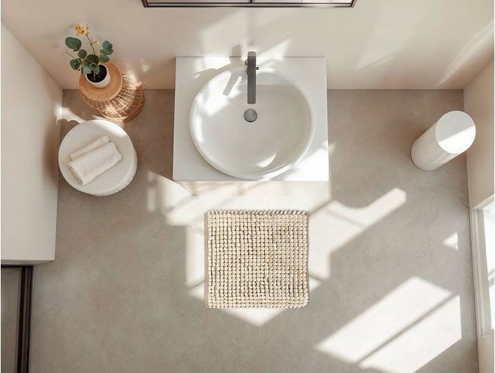 Badematte Fabrizio 60 x 60cm Braun/Karamell