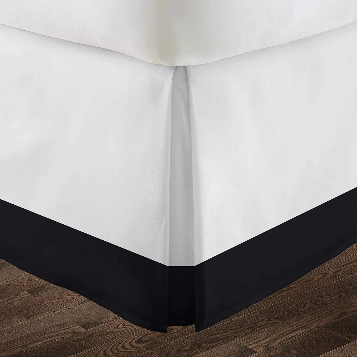 Bedrok Dubbel met Split Corners - Zwart - 137 x 193 cm
