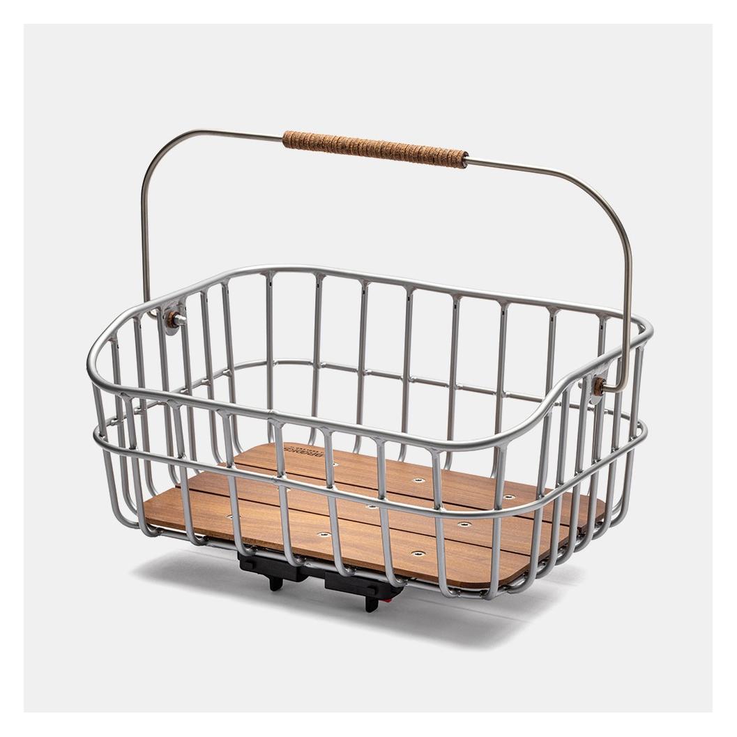 Brooks Peckham Korb mit UNIKLIP II System, 17,5l Volumen, silber (17.50 l) (52472998)
