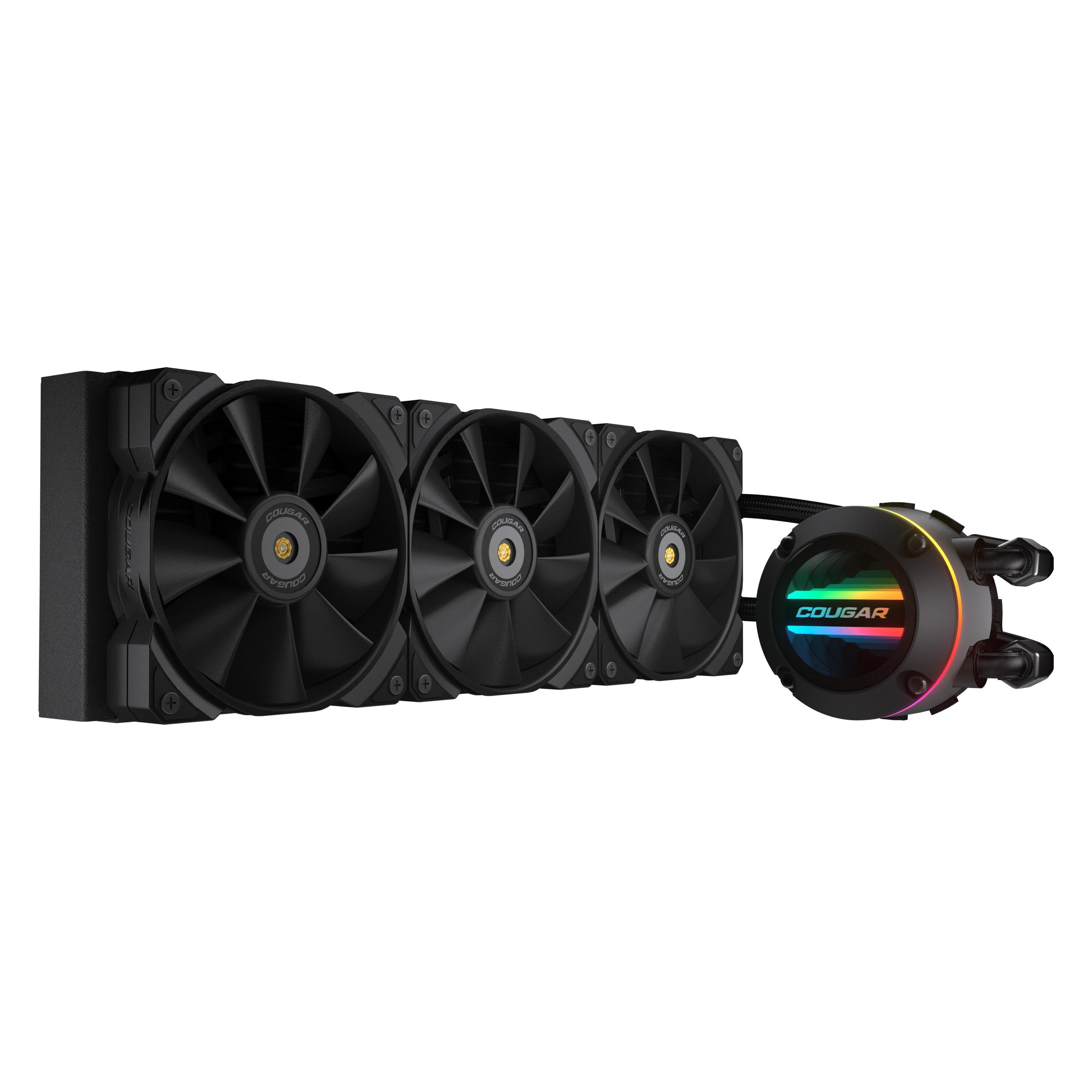 Cougar Kit Watercooling AIO Poseidon GT RGB - 360mm (Noir) (3MAQS360.0001)