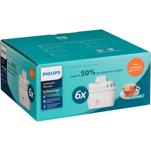 Philips Softening+ Wasserfilterkartuschen 6-pack