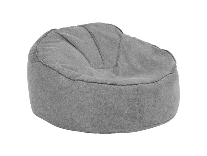Boxxx Sitzsack, Grau, 350 L, Füllung: Schaumstoff, Styroporkugeln, 125x79x125 cm, Indoor, Wohnzimmer, Hocker, Sitzsäcke, XXL Sitzsäcke
