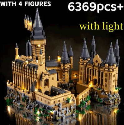 Inspire Picks Medieval Magic Castle Micro Building Block Set For Creative Architecture Play with Light