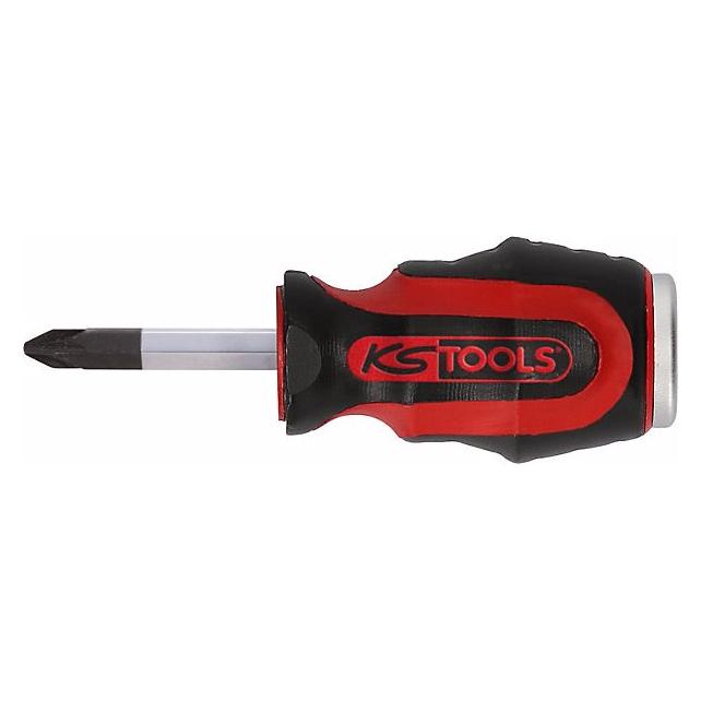 KS Tools ERGOTORQUEmax Schlagkappen-Schraubendreher, kurze Form (Phillipps-Kreuzschlitz (PH)) (151.1201)