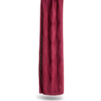 Schal BURLINGTON "Argyle Accent", Damen, Gr. onesize, lila wood (8724), Modetücher Schal