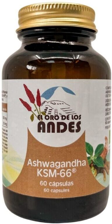 El Oro De Los Andes Ashwagandha 500 mg 60 Capsules