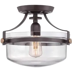 Elstead Lighting, Deckenleuchte, Penn Station Deckenleuchte E27 Westliche Bronze (E27)