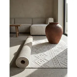 Läufer Polypropylen Creme 80x150 cm - STURA   Kadima Design