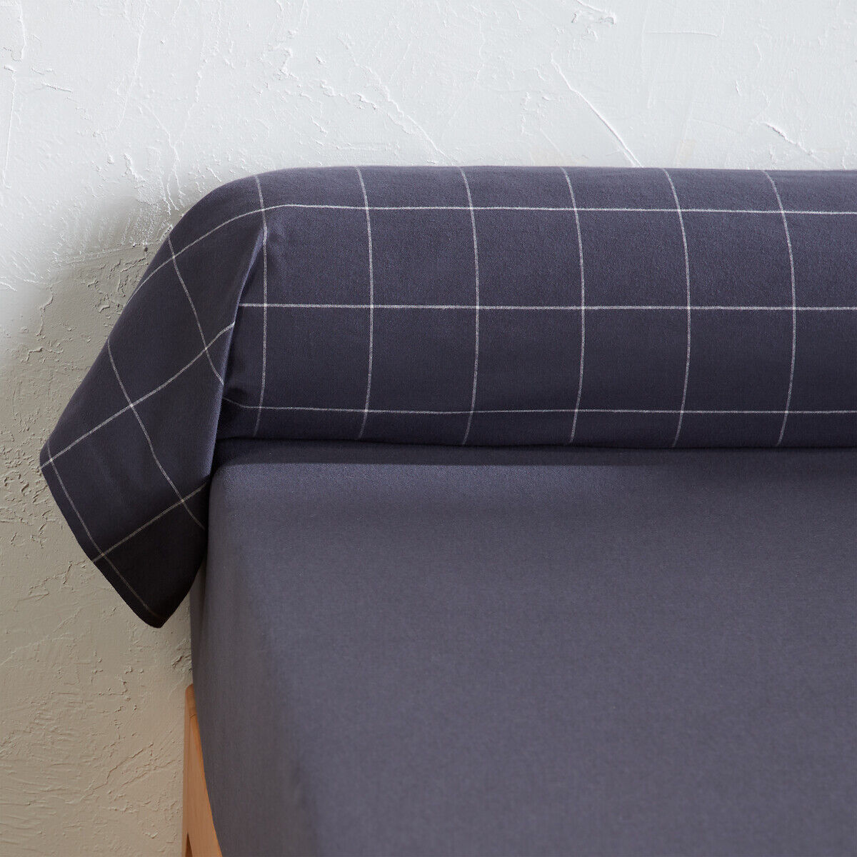 LA REDOUTE INTERIEURS Taie de traversin flanelle, Charlie