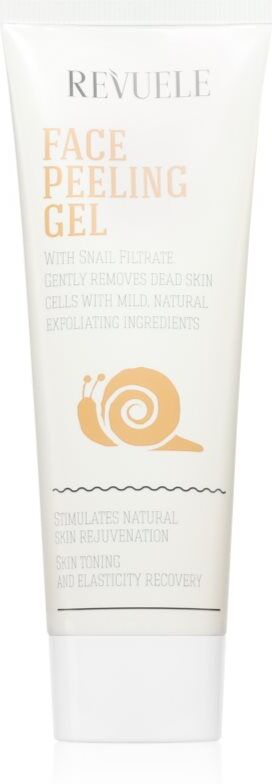 Revuele Face Peeling Gel Snail Filtrate gentle enzymatic scrub with a brightening effect 80 ml