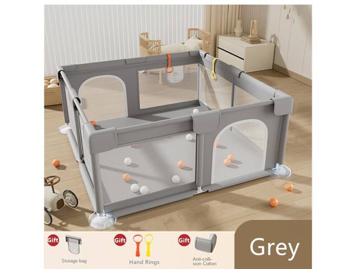 Parc pour bébé pour enfants, zone de jeu, aire de jeux pour bébé, barrières de sécurité, basket-ball, activité pour bébé, salle de sport, clôture pour enfant, boîte à balles