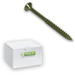 Pack Spanplattenschrauben, mit Senkkopf und Torxantrieb (Ausführung: 6 x 80 mm T25/T30 - 200 Stk)