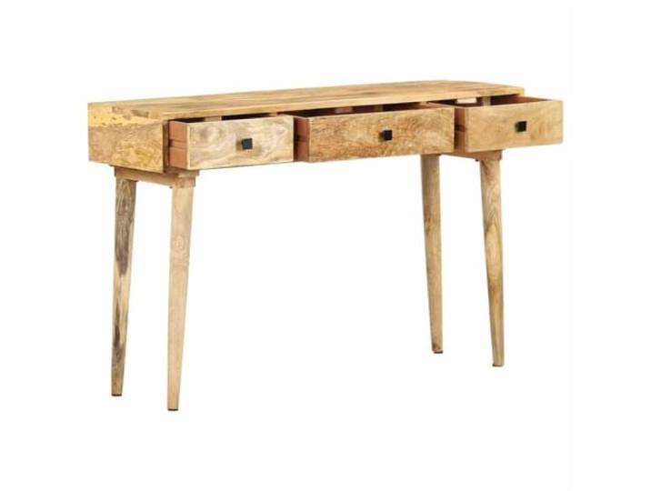 GKHPYURE Konsole aus massivem Mangoholz, 115 x 35 x 76 cm, rustikal Tropisches Hartholz, Aufbewahrungsschubladen, robuste Platte, rustikaler Stil, vielseitig einsetzbar